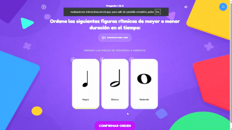 Demostración de gamificación interactiva